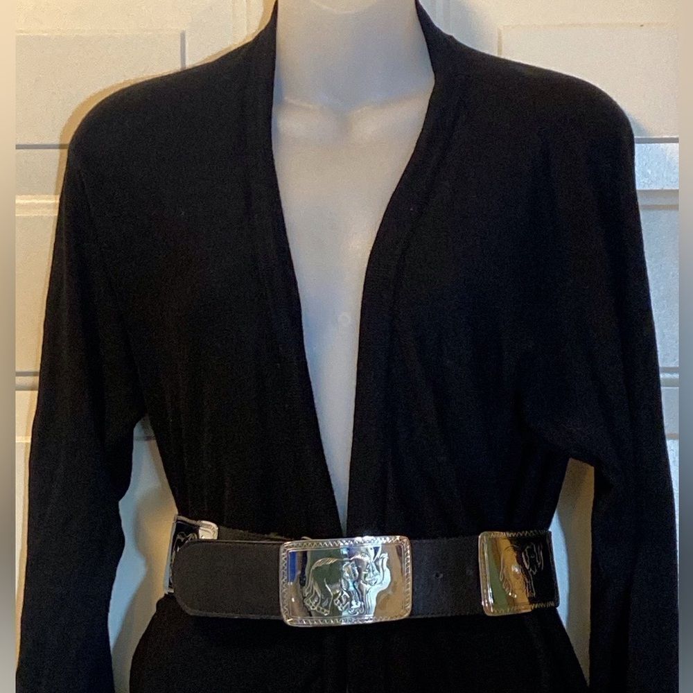 VTG, Street Ahead Leather Conchos Women’s Elephants 🐘 Belt Size S - Picture 5 of 16